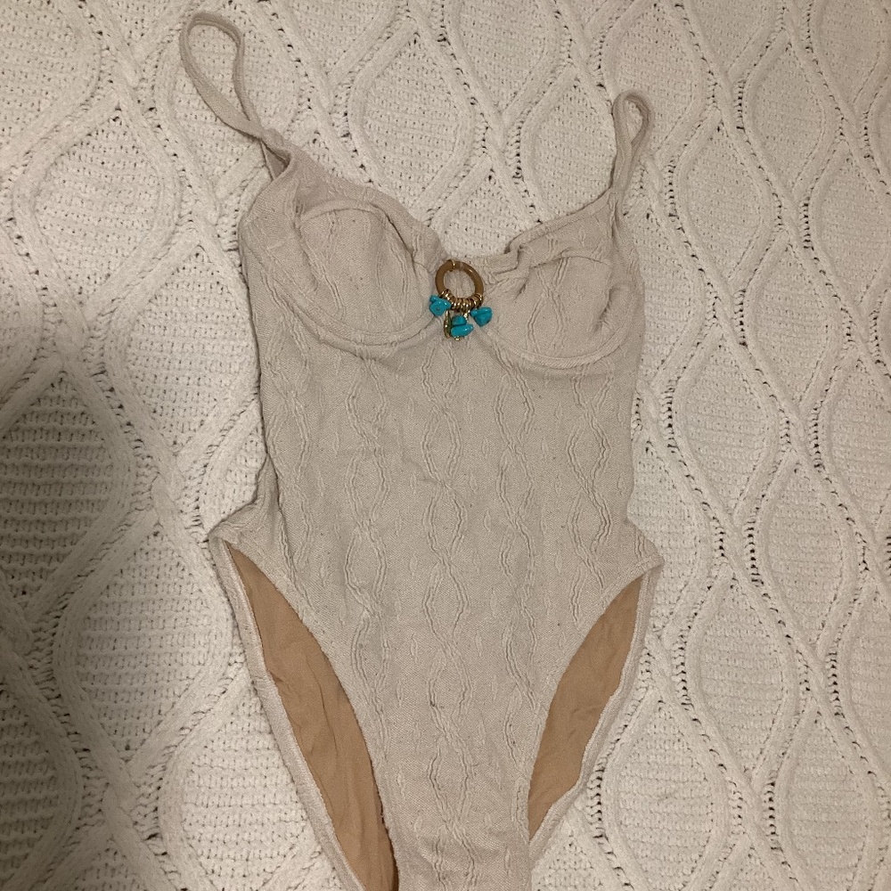 Size small beige boho bikini
